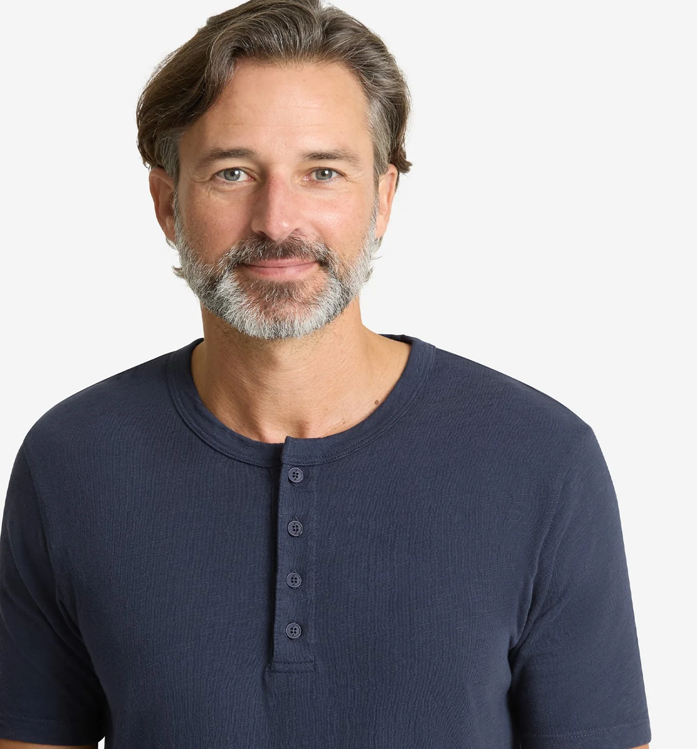 Slub Scallop Henley - Image 3