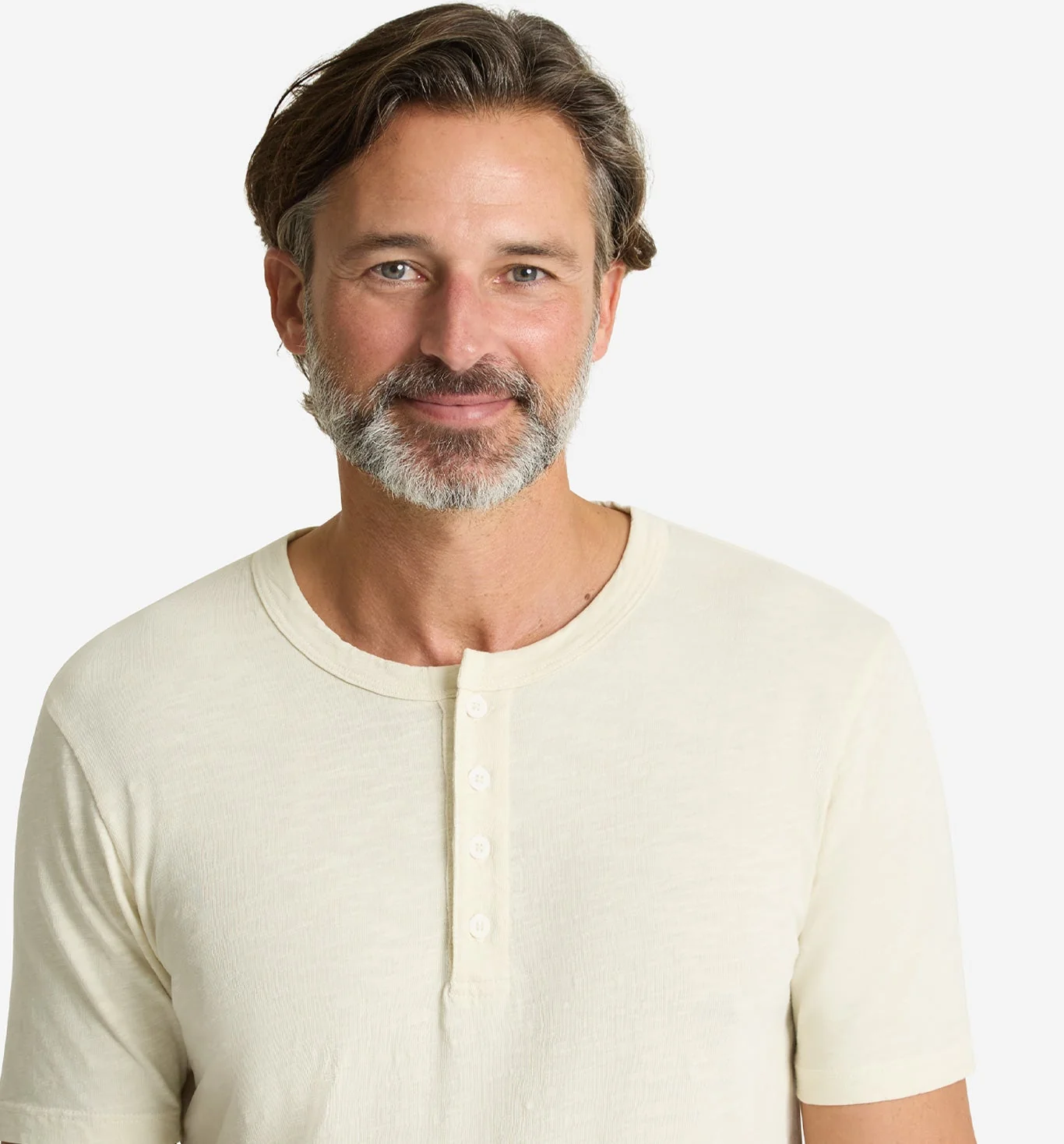 Slub Scallop Henley - Image 3