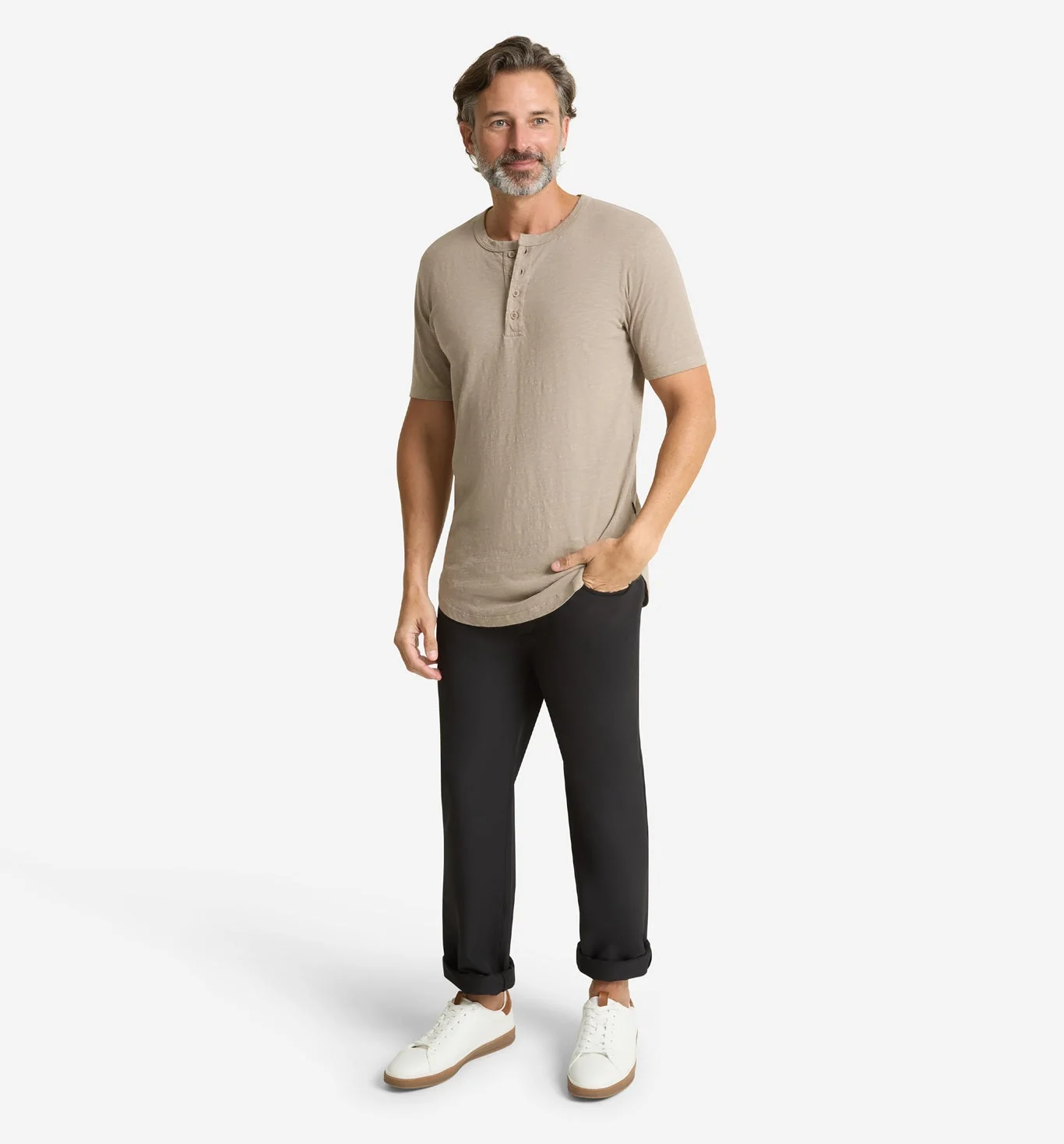 Slub Scallop Henley