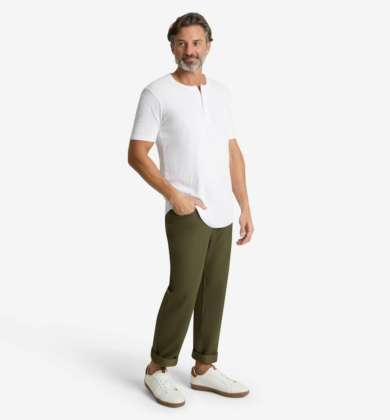 Slub Scallop Henley - Image 2