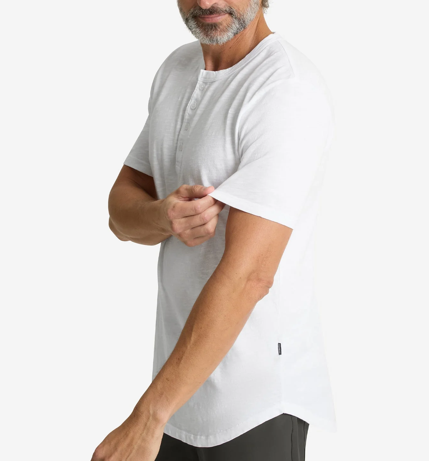 Slub Scallop Henley - Image 4