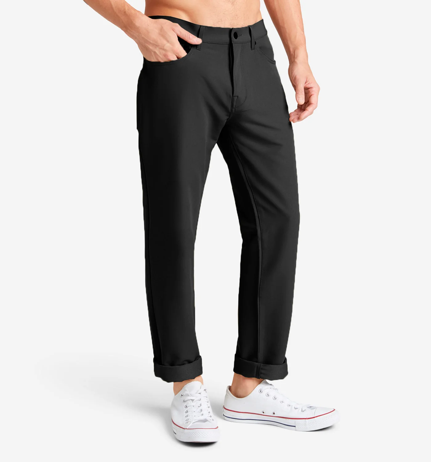 Stretch Poly Twill 5 Pocket Pant - Image 3