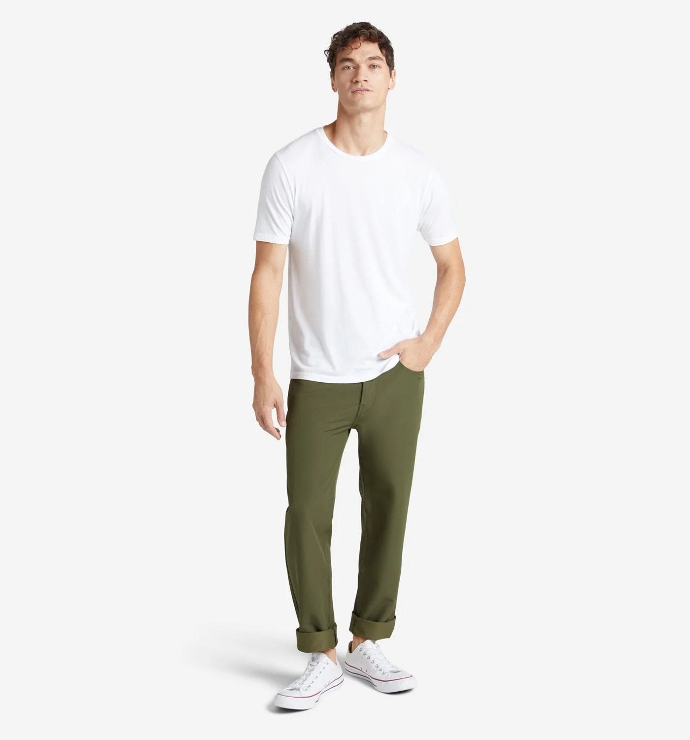 Stretch Poly Twill 5 Pocket Pant - Image 4