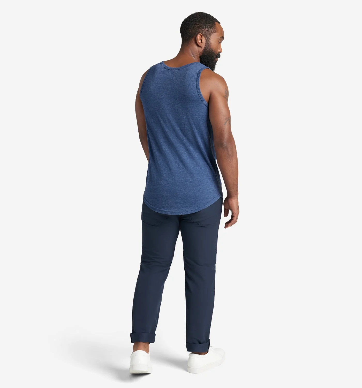 Tri-Blend Scallop Tank Top - Image 5